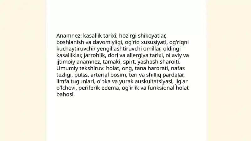 Terapevtik bemorlarni davolash 3