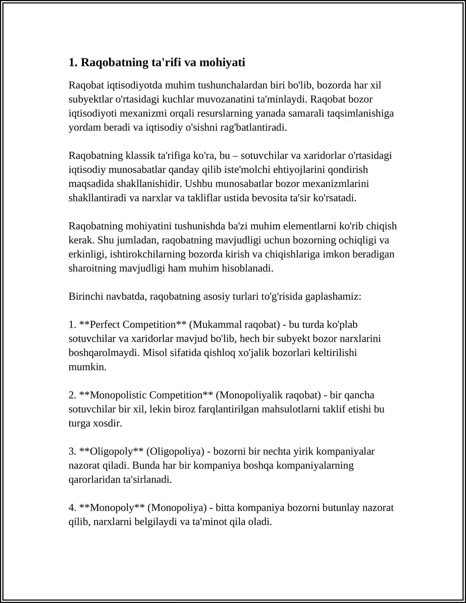 RAQOBAT USTUNLIGI NIMA VA UNI QANDAY SHAKLLANTIRISH MUMKUN 3
