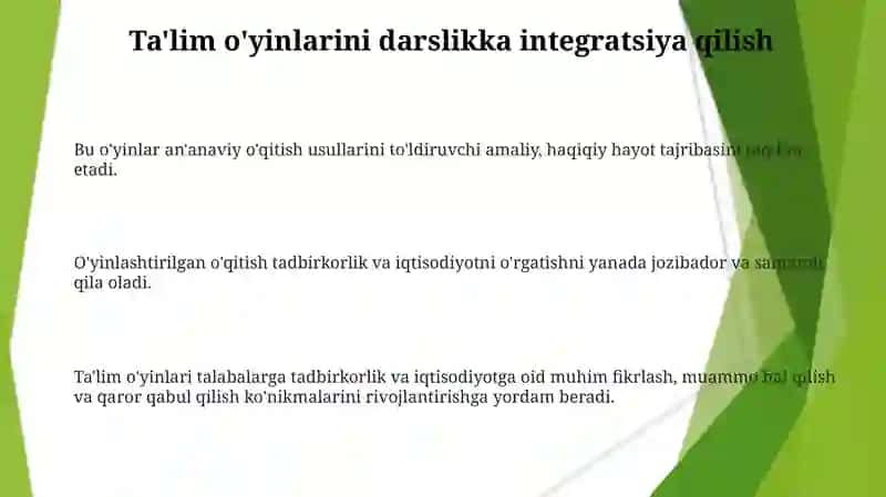 Ta'limiy o'yinlar orqali tadbirkorlik va iqtisodiy tarbiyani olib borish 3
