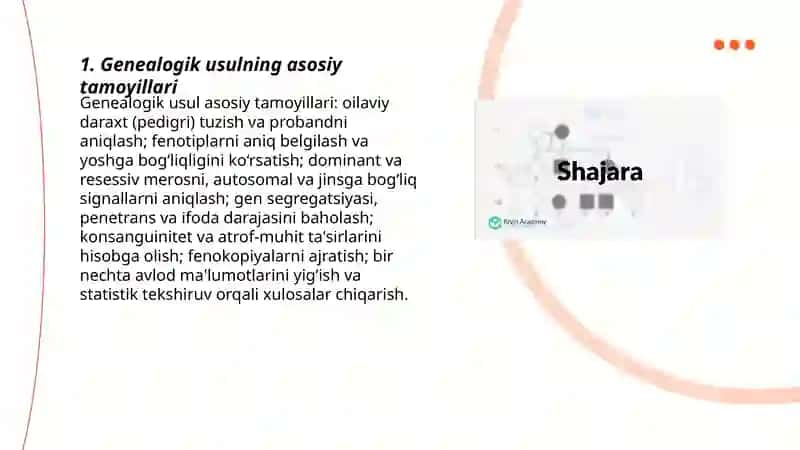 Odam genetikasining o‘rganish usullari 3