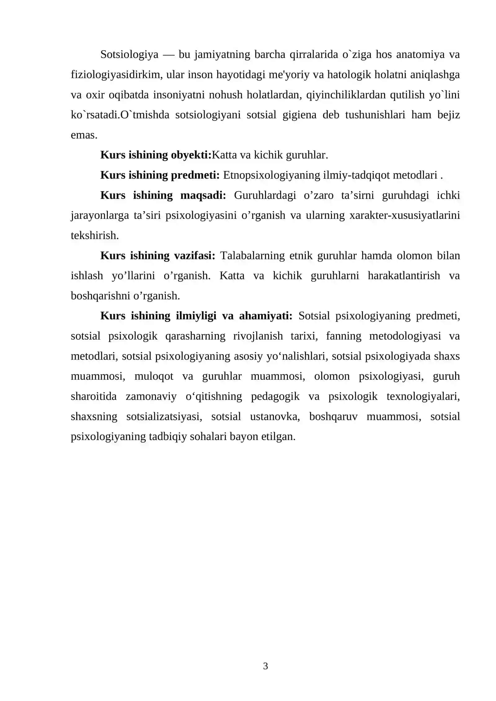 Sotsial guruhlar va ularning jamiyat hayotida o‘rni. Sotsial guruh turlari 3