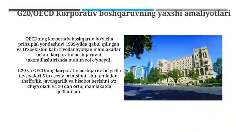 G20/OECD Korporativ boshqaruvning yaxshi amaliyotlari 3