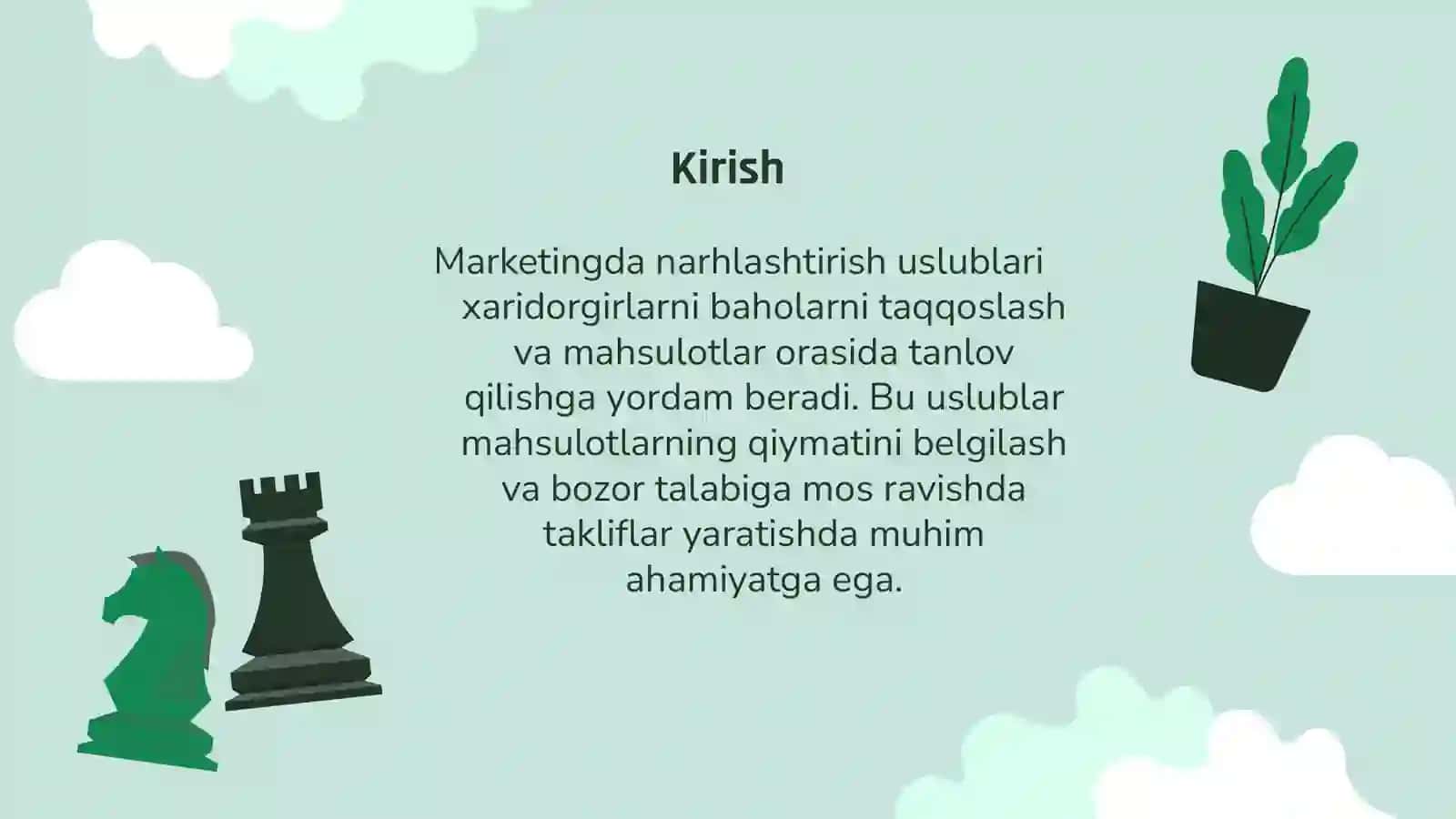 MarketingNarhlashtirish uslublari 3