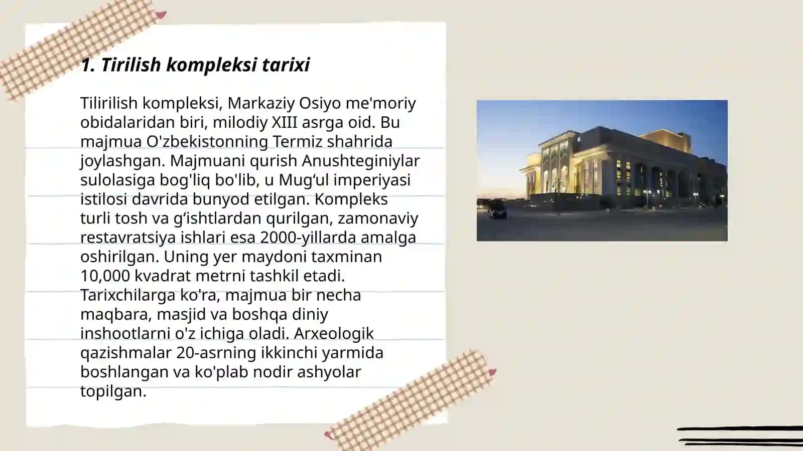 Tilirilish kompleksi 3