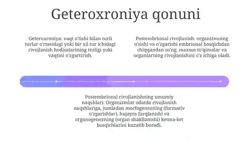 Postembrional Rivojlanishning Umumiy Qonuniyatlari 3