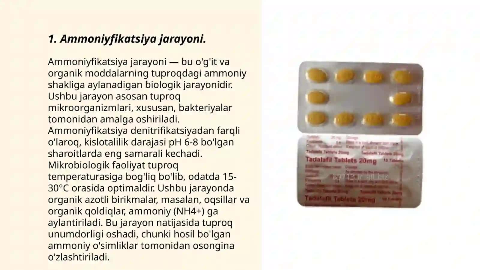 Ammoniyfikatsiya, denitrifikatsiya va nitrifikatsiya jarayoning biokimyoviy xususiyatlari 3