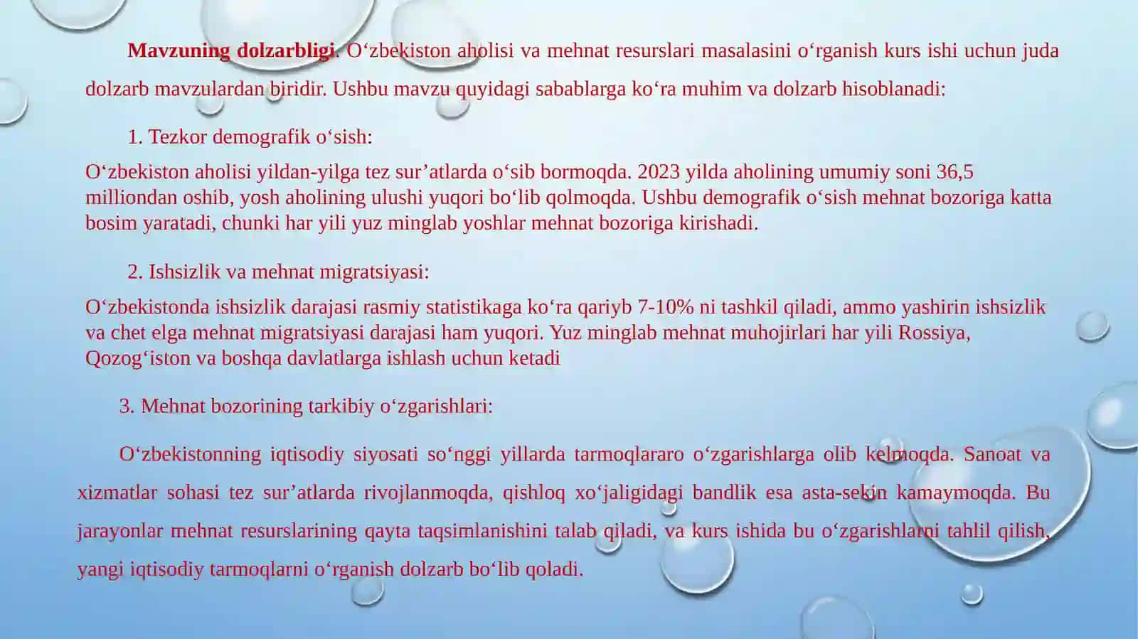 Oʻzbekistonaholisi va mehnat resurslari 3