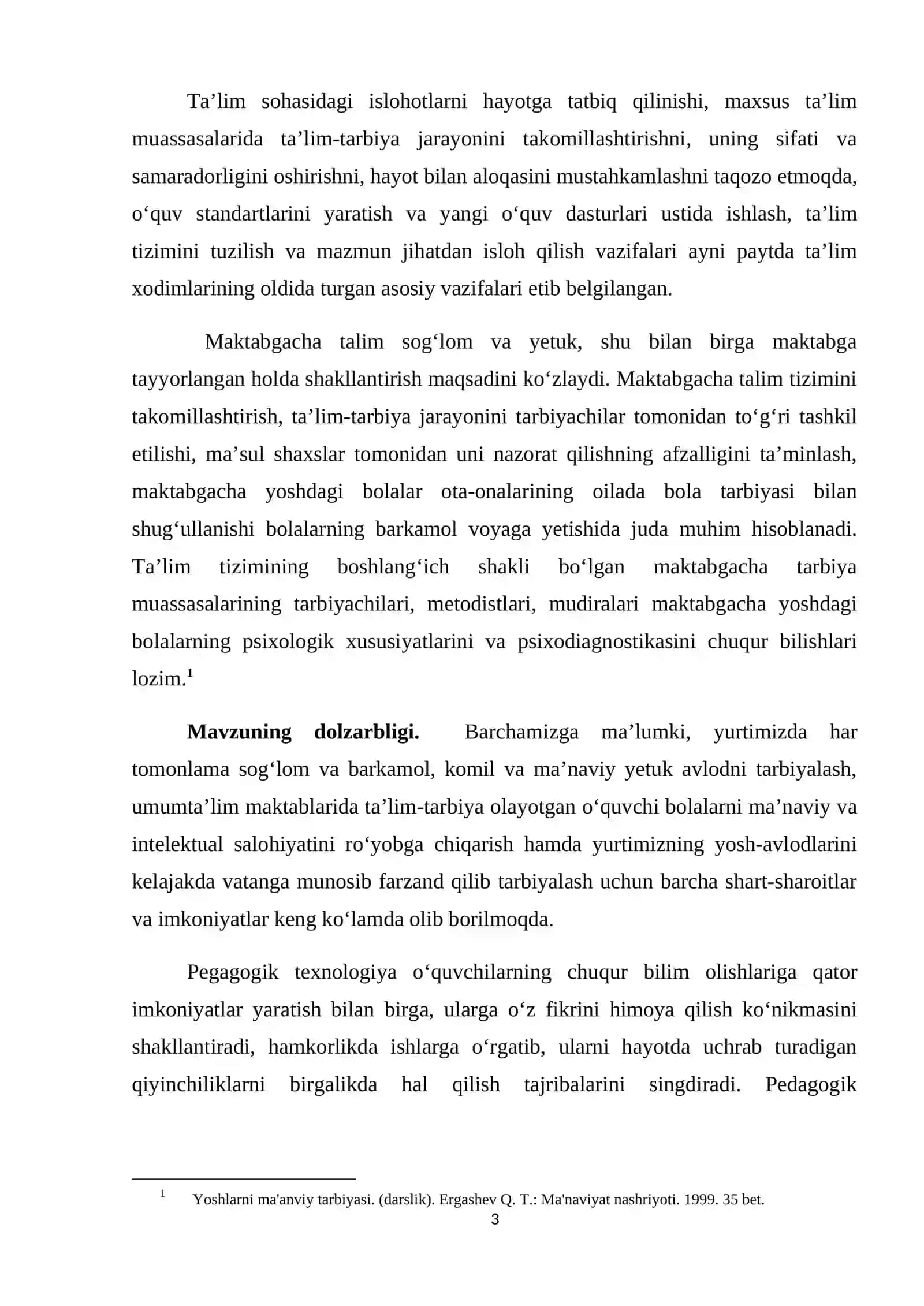 INGLIZ TILI -II FAKULTETI 5112200-Maktabgacha vа boshlang`ich ta`limda xorijiy til ingliz tili 3