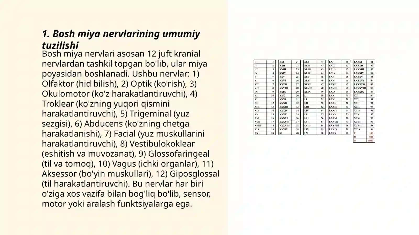 XI juft bosh miya nervlari va uning simptomlari 3