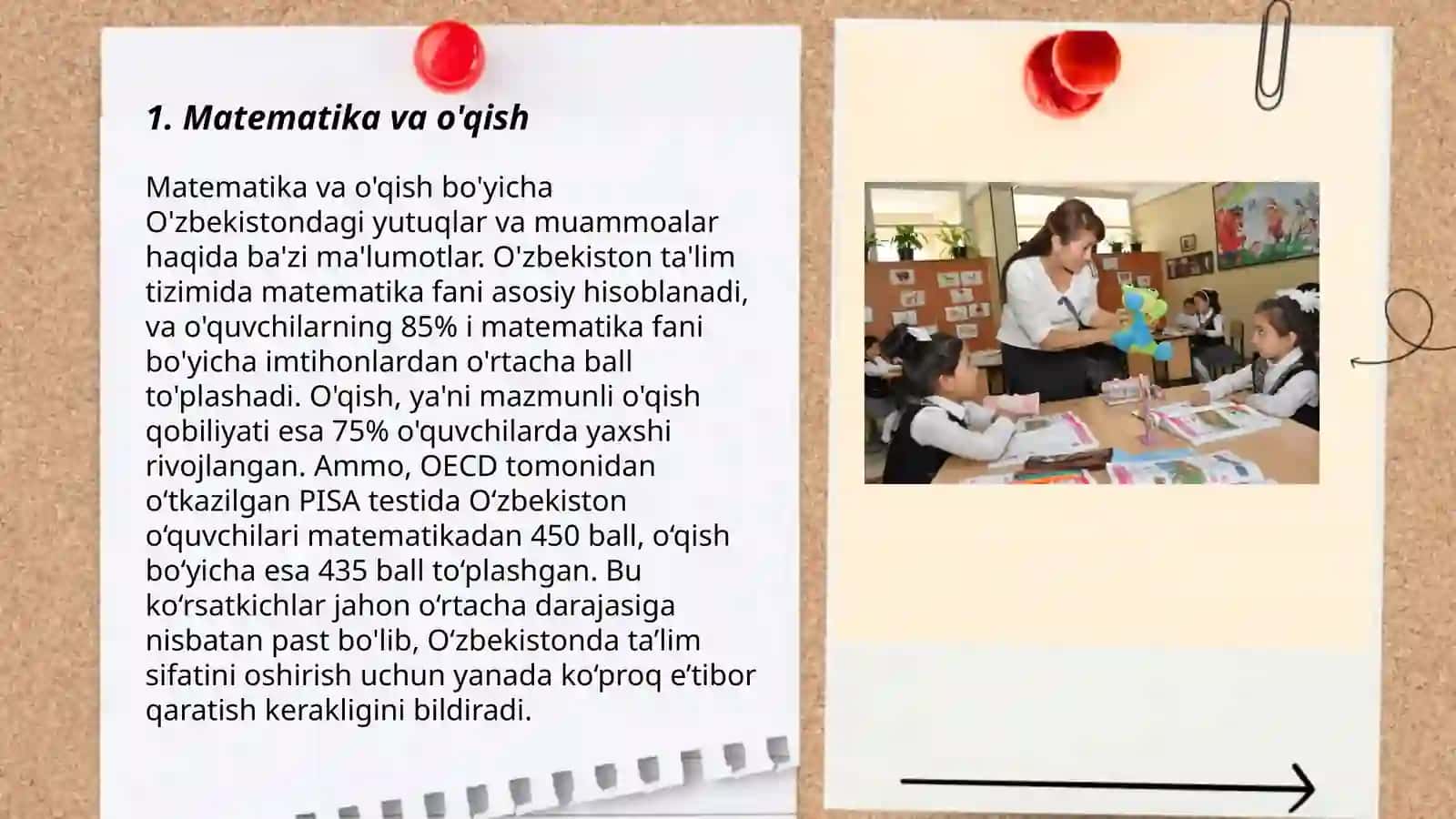 Boshlang'ich sinif darslarini integratsiyalash 3