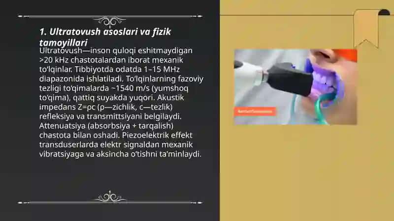Ultratovush va uning stomatologiyada qoʻllanishi 3