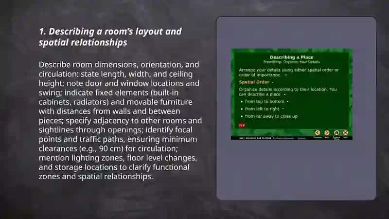 Describing Places, Events, and Routines in Detail 3
