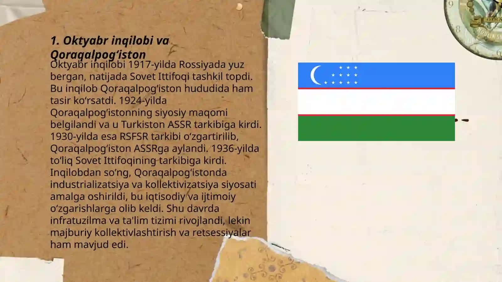 Qoraqalpog‘iston savet hukumati va totalitar tuzimning shakillanish davri (1917-1941-yillarda) 3