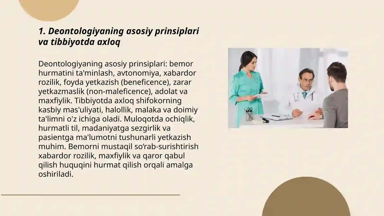 Deontologiya (muloqot asoslari) 3
