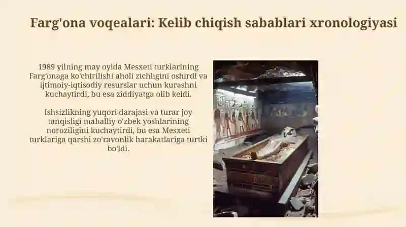 Fargʻona voqealari: Kelib chiqish sabablari xronologiyasi 3