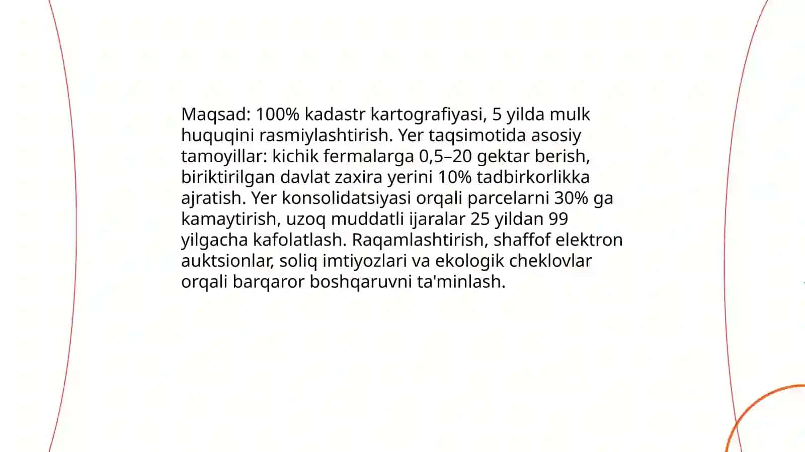 Qishloq xo‘jaligida yer islohoti va yer taqsimoti 3