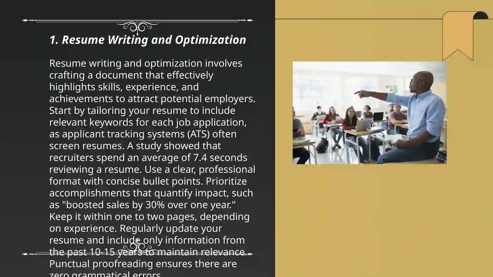 Resume Writing and Optimization 3