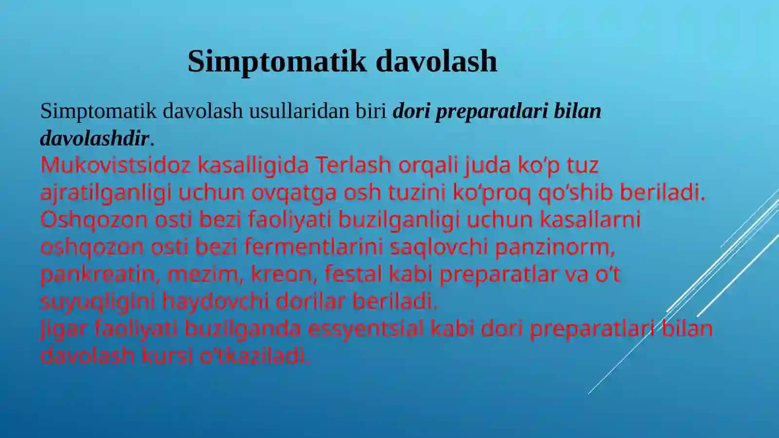 IRSIY KASALLIKLARNI DAVOLASH 3