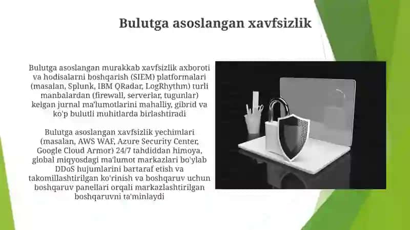 Bulutga asoslangan xavfsizlik yechimlari 3