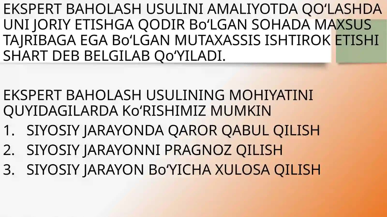 EKSPERT BAHOLASH USULLARI  MAZMUNI VA MOHIYATI 3