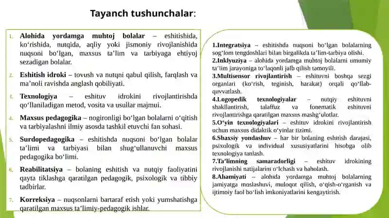 Eshitish idrokini rivojlantirish texnologiyasi 3