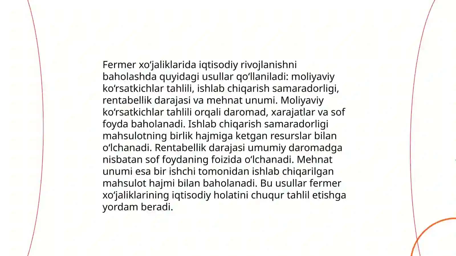 Xududlarda fermer xoʻjaliklarining iqtisodiy rivojlanish koʻrsatkichlarini ekonometrik modellashtirish 3