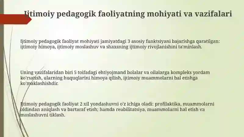 Ijtimoiy pedagogik faoliyat metodlari 3