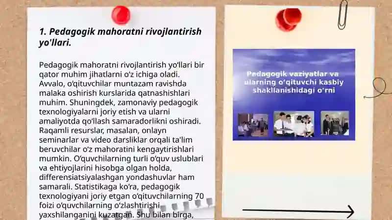 Pedagogik mahoratni rivojlantirish yo‘llari 3