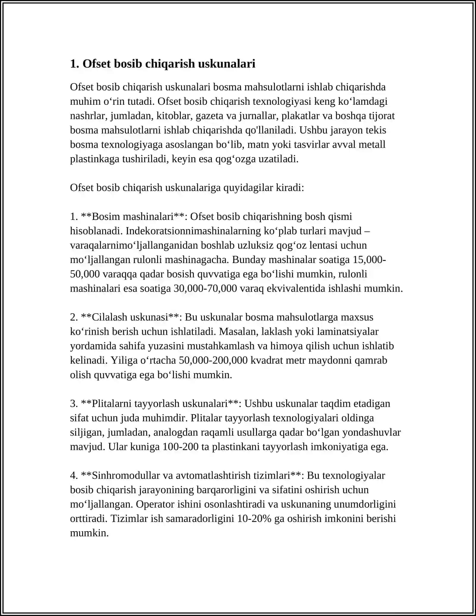 Ofset bosib chiqarish uskunalari 3