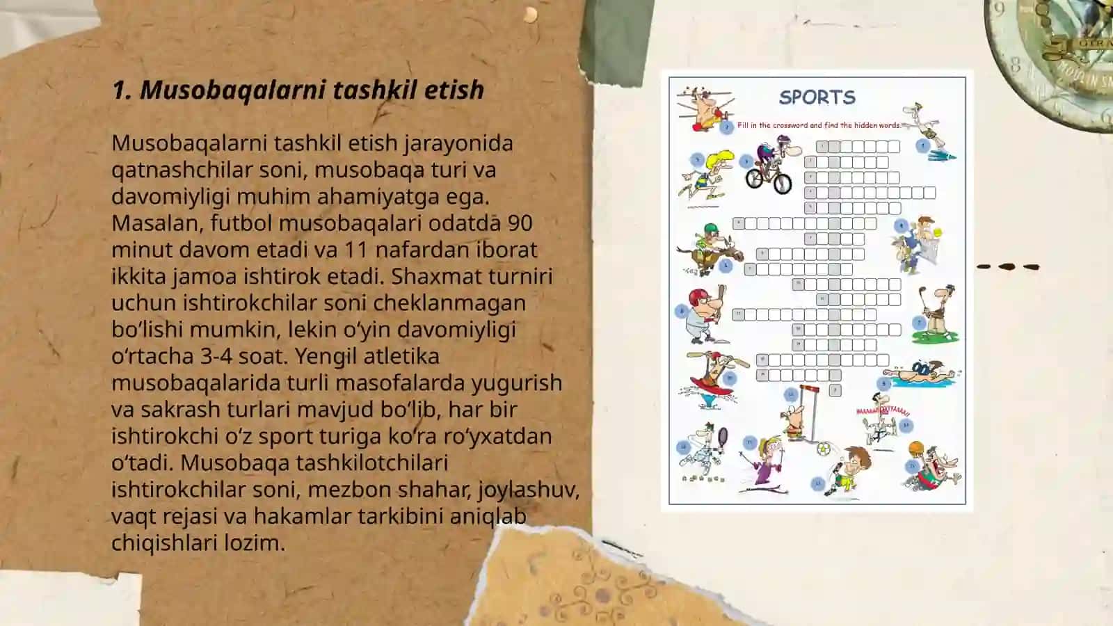 Sport musobaqalr faoliyat 3