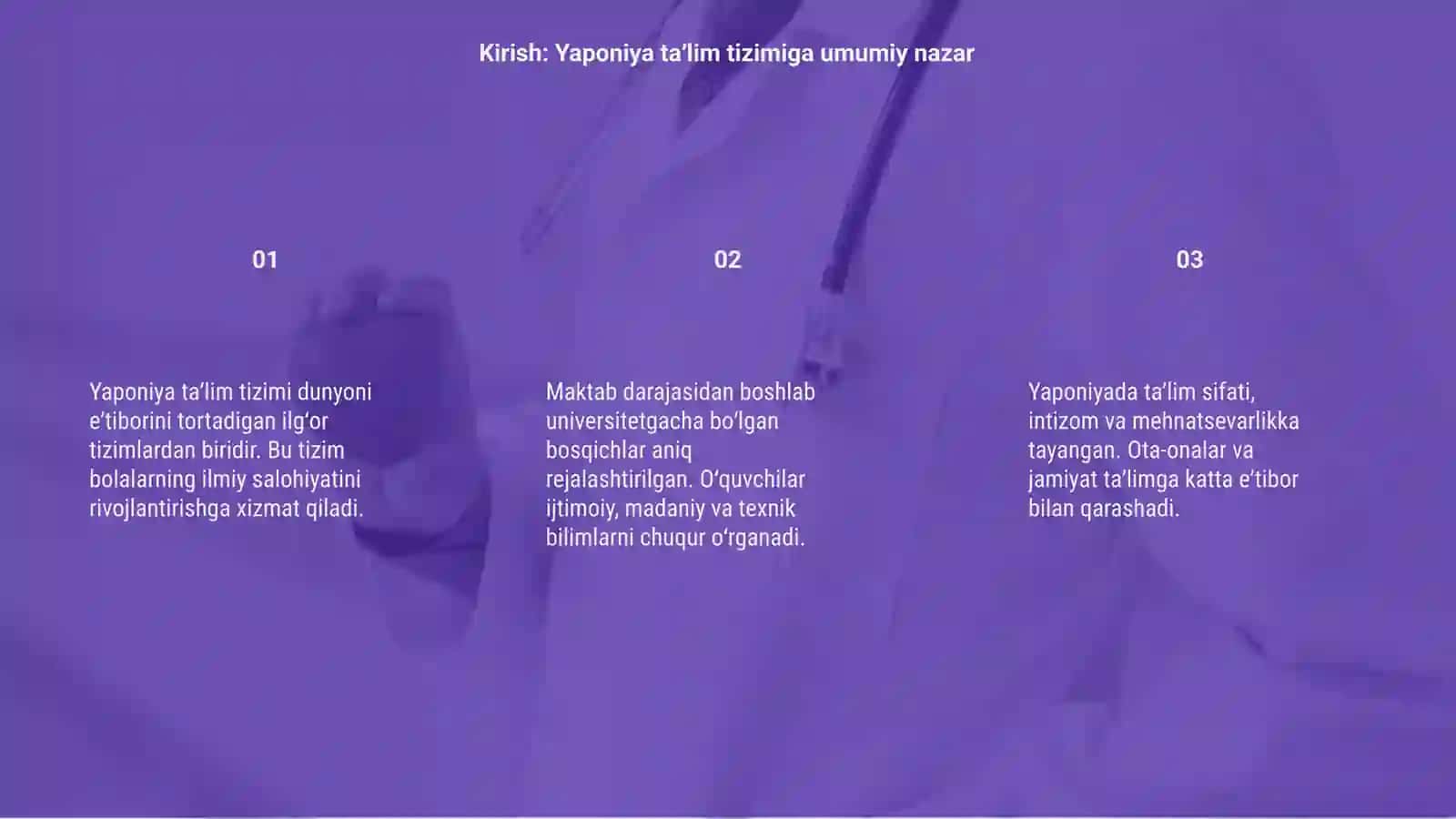Yaponiya ta‘lim tizimi xaqida taqdimot 3