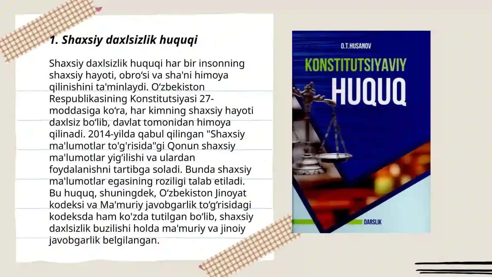 Fuqarolarning shaxsiy huquq va erkinliklari 3