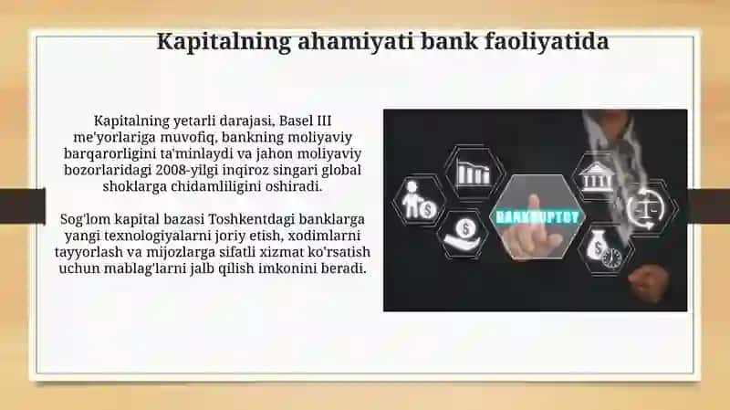 Bank Kapitali: mohiyati va tasniflanishi 3