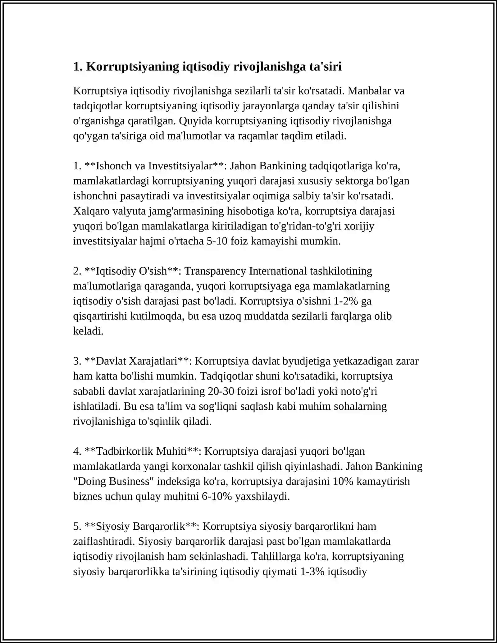 KORRUPSIYA-RIVOJLANISHIMIZ TO'SIG'I 3