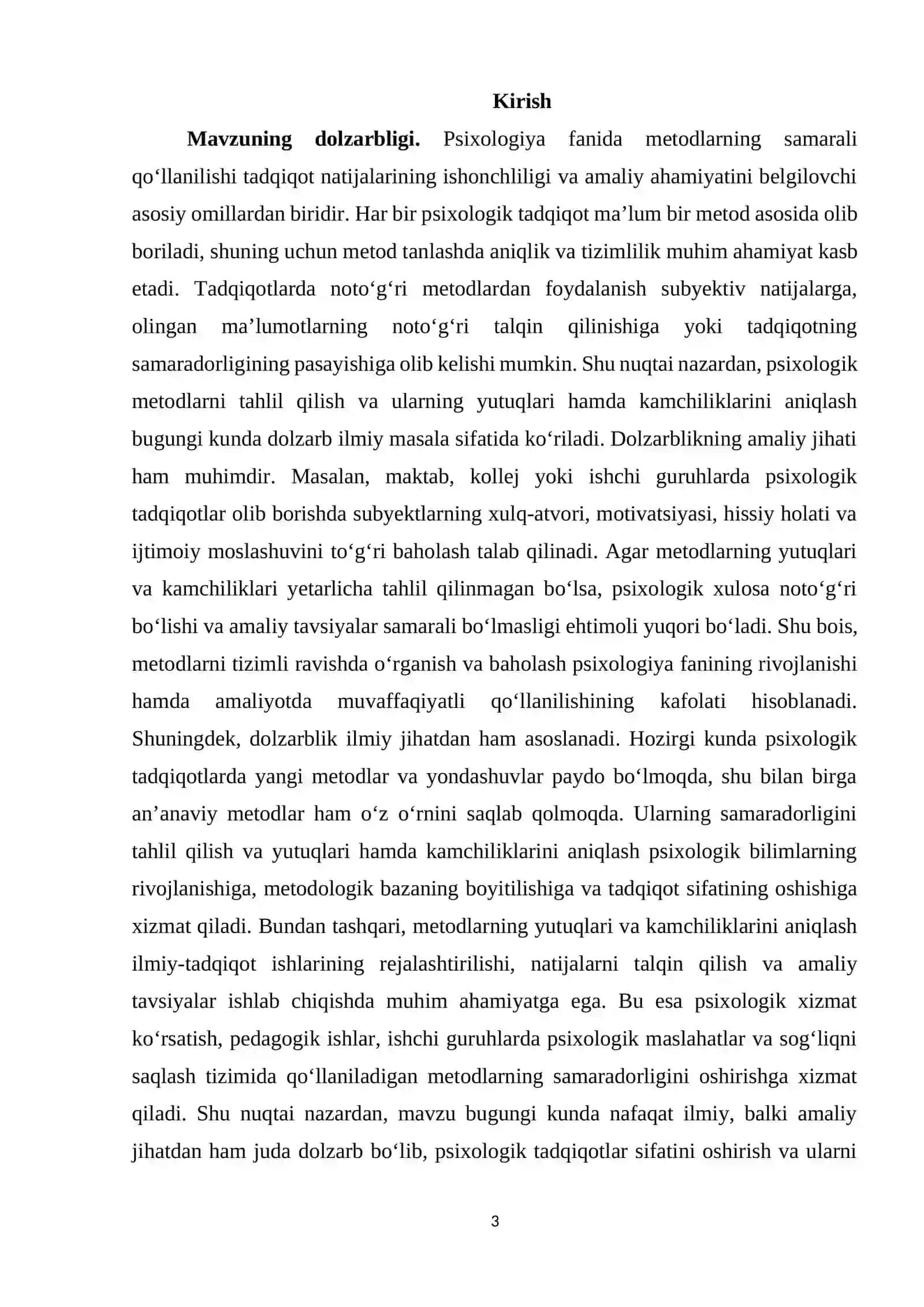 Metodlarning yutuq va kamchiliklari 3