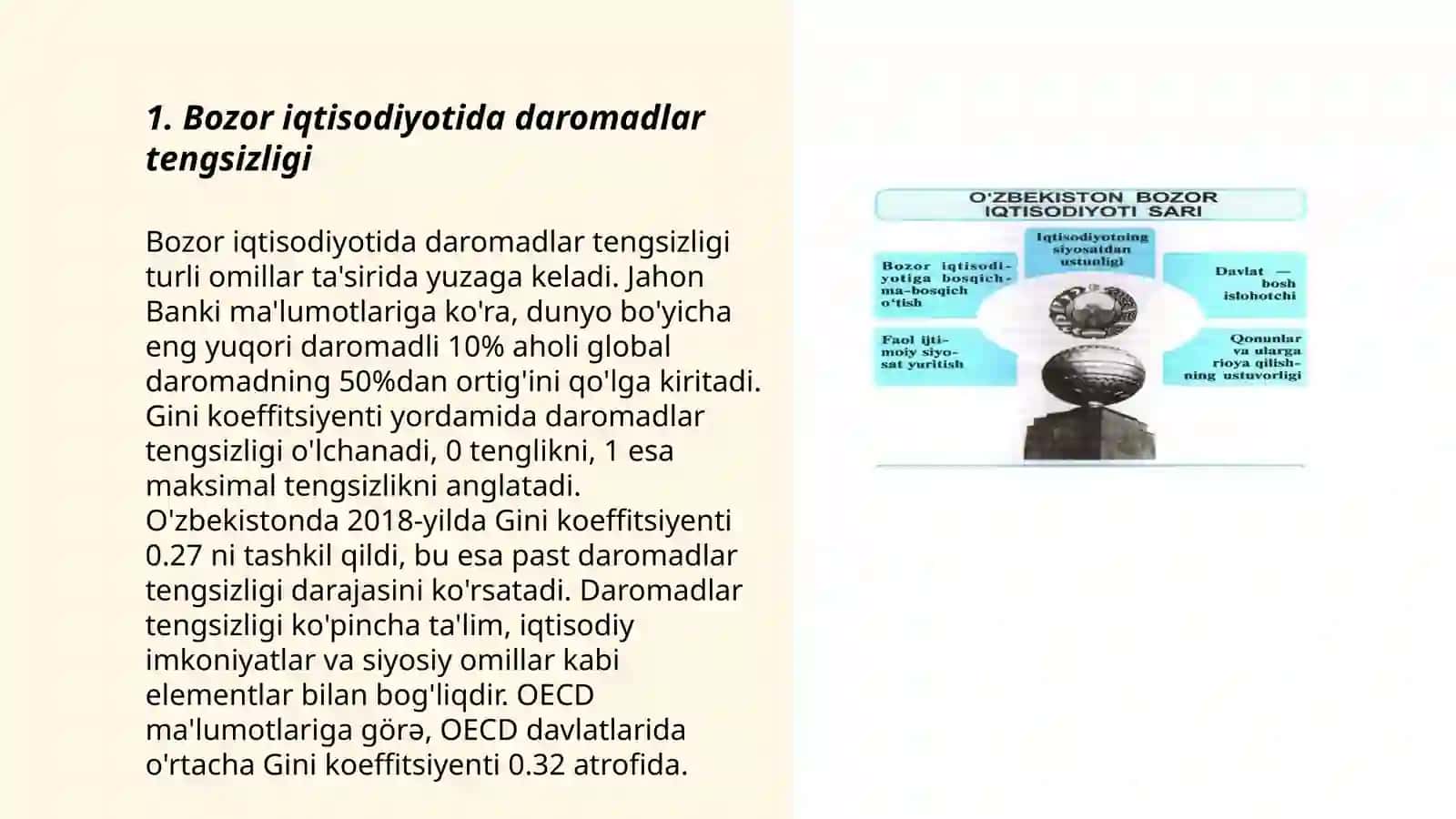 Bozor iqtisodiyotining ziddiyatlari va salbiy jihatlari 3