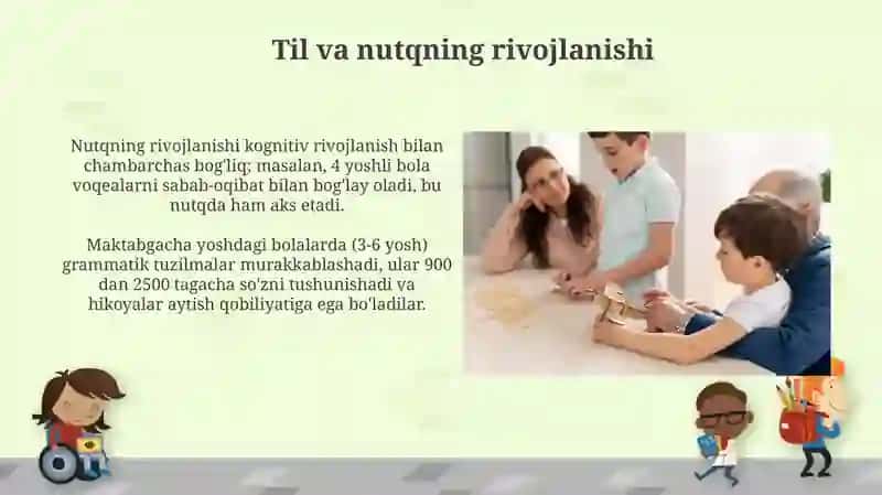 Maktabgacha yosh bolalarda nutq va til rivojlanishi 3