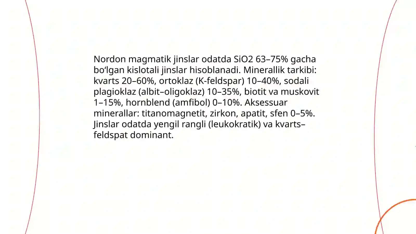 Nordon magmatik jinslar 3