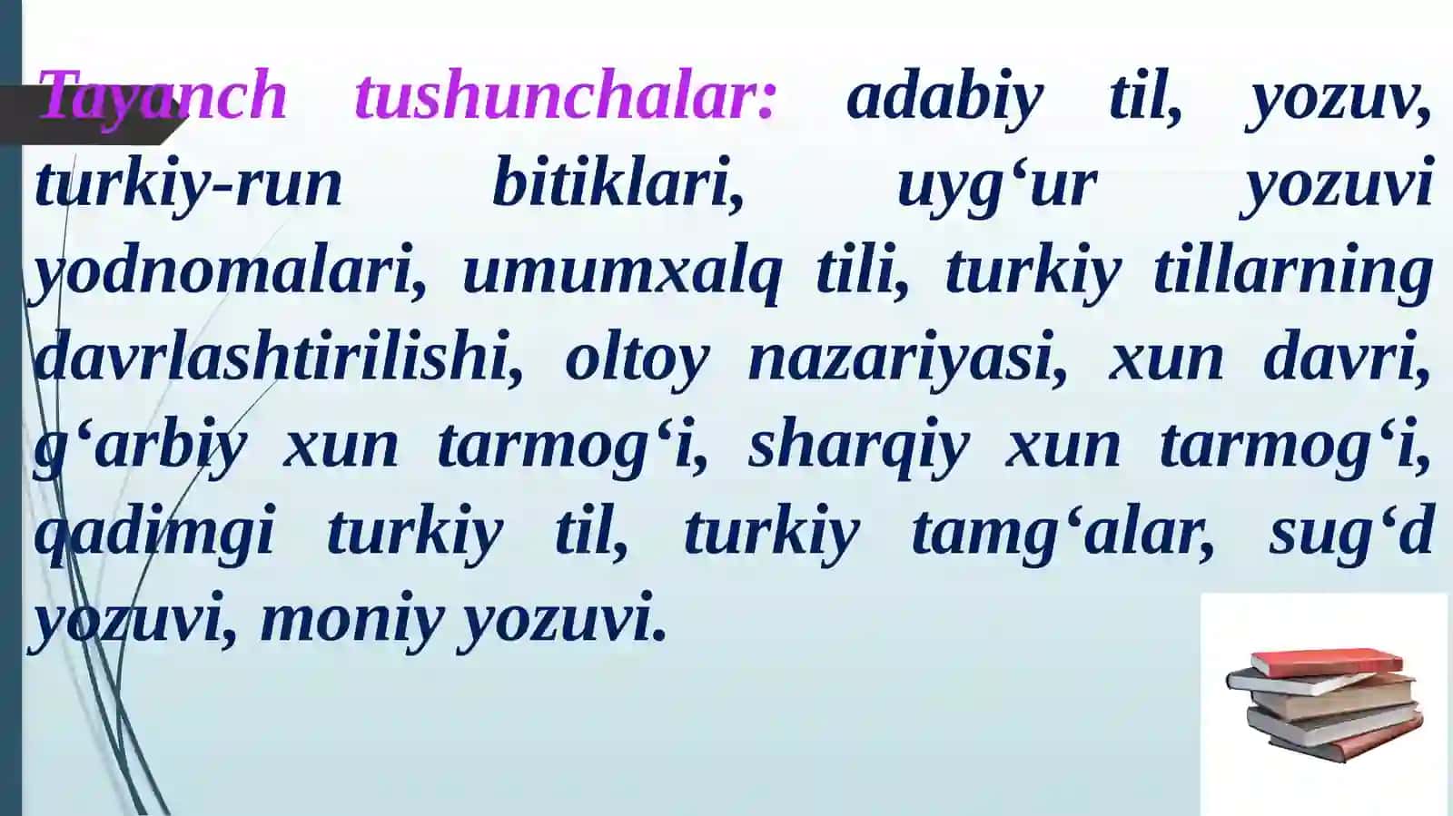 O‘zbek tili tarixi 3