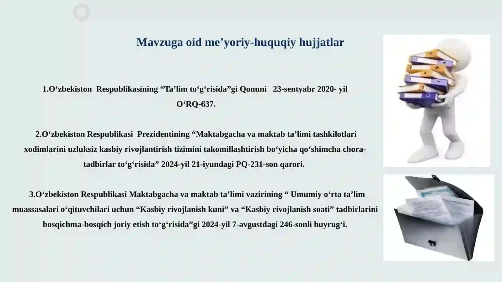 MAKTABDA  O‘ZGARISHGA NISBATAN  INDIVIDUAL TO‘SIQLARNI  BARTARAF  ETISH 3