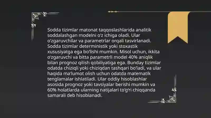 Sodda tizimlar haqida tushuncha 3