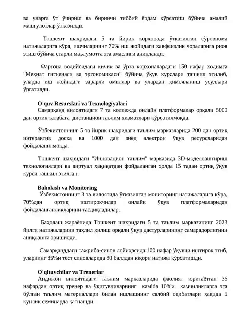 Rivojlanish markazlari taʼlim faoliyati va ularga qoʻyiladigan talablar 3