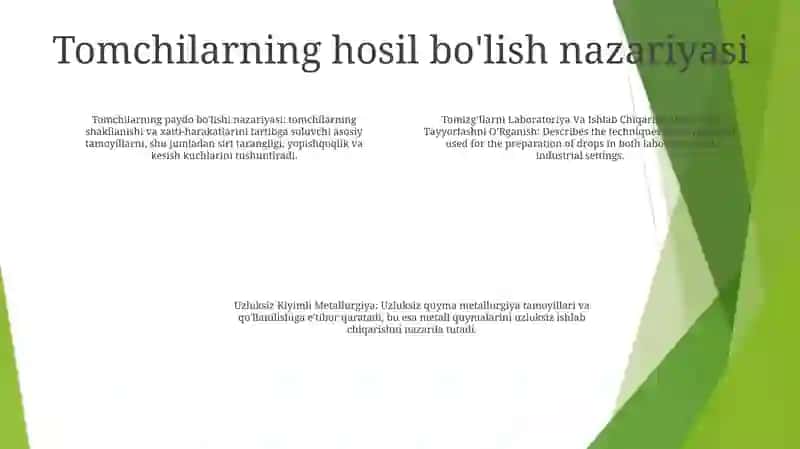 Tоmizg’Ilаrni Lаbоrаtоriya Vа Ishlаb Chiqаrish Shаrоitidа Tаyyorlаshni O’Rgаnish 3
