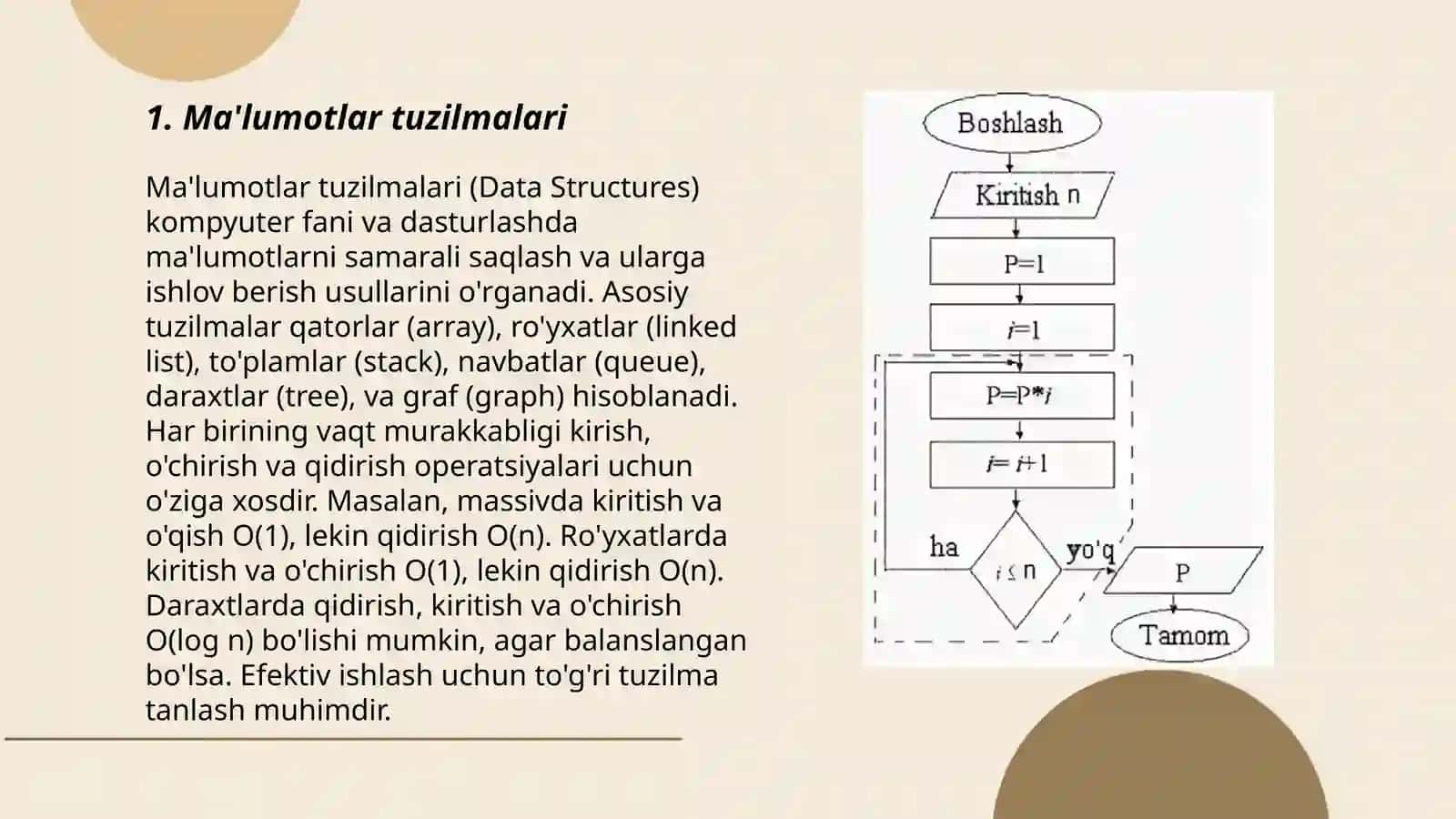 Ma'lumotlar tuzilmalari 3