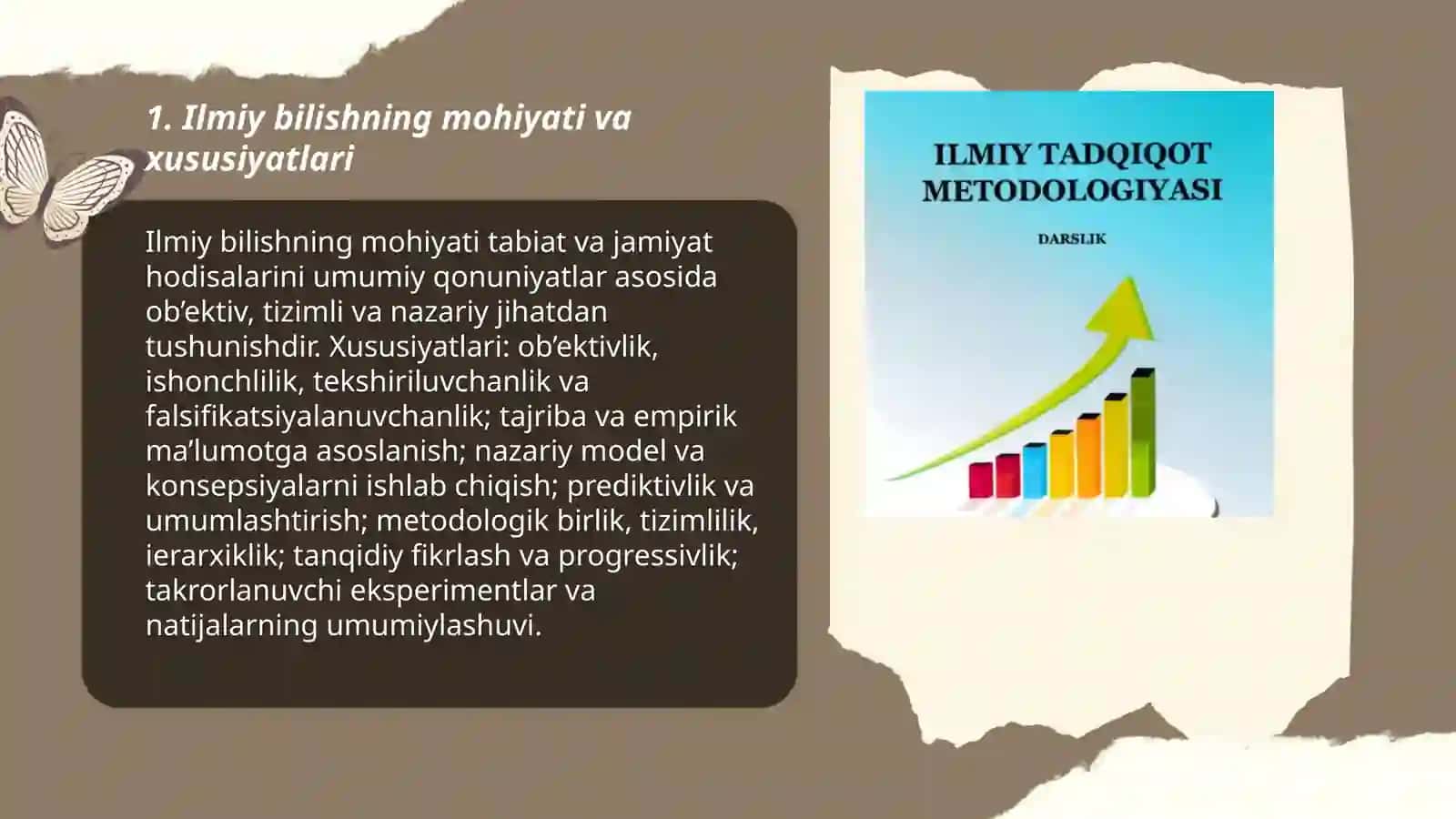 Ilmiy bilish va uning metodlari 3