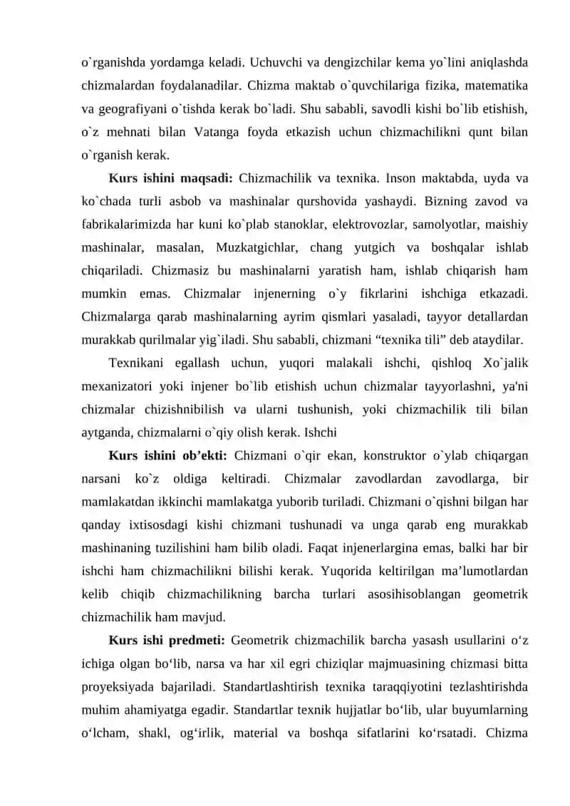 SIRTNING BIRINCHI KVADRATIK FORMASI. SIRT USTIDAGI CHIZIQLAR ORASIDAGI BURCHAK 3