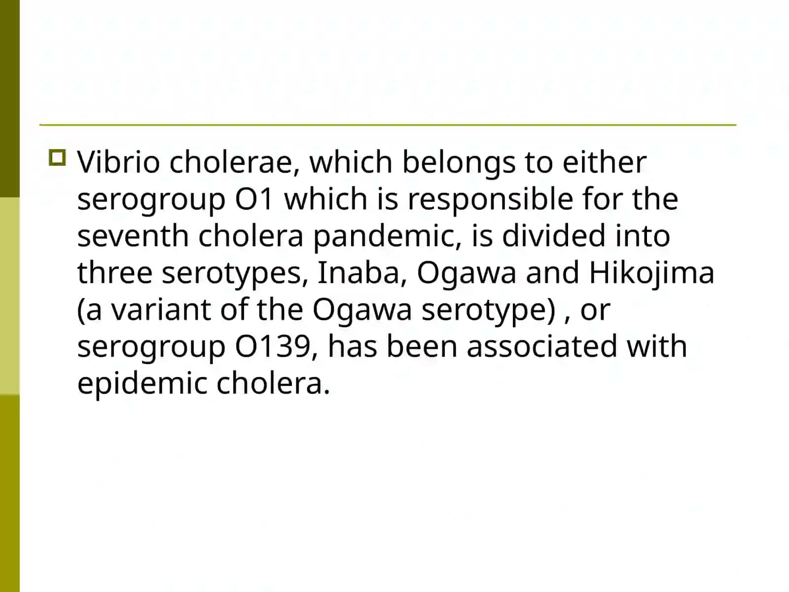Mechanism of Bacterial ToxinsCholeragen 3