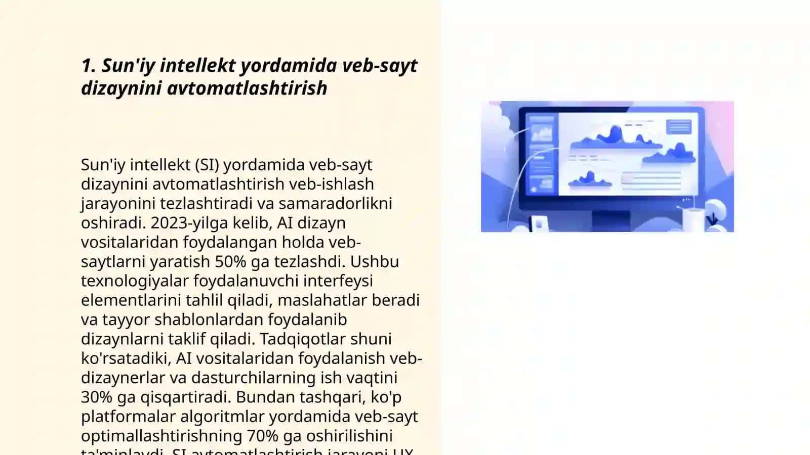 Suniy intelektdan foydalanib web saytlar yaratish 3