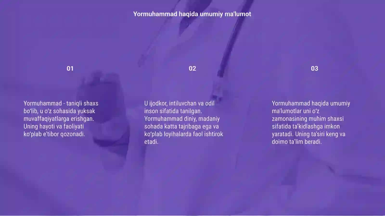Yormuhammad 3