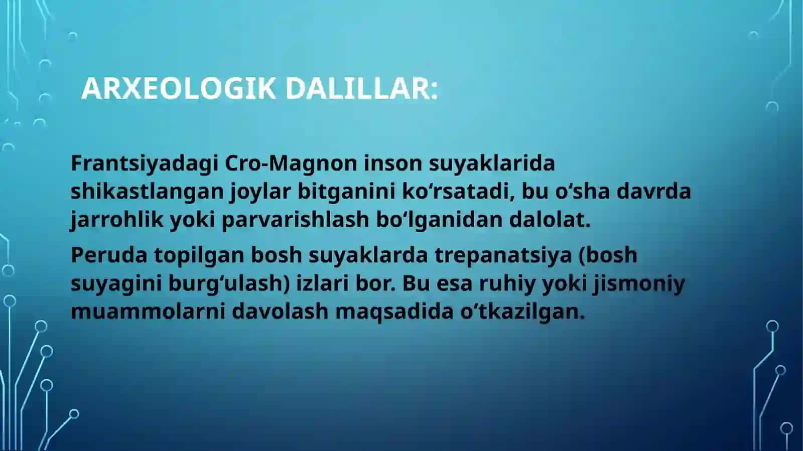 Ibtidoiy jamiyatda tibbiy bilimlarining paydo bo’lishi, ularda diniy qarashlarning o‘rni 3